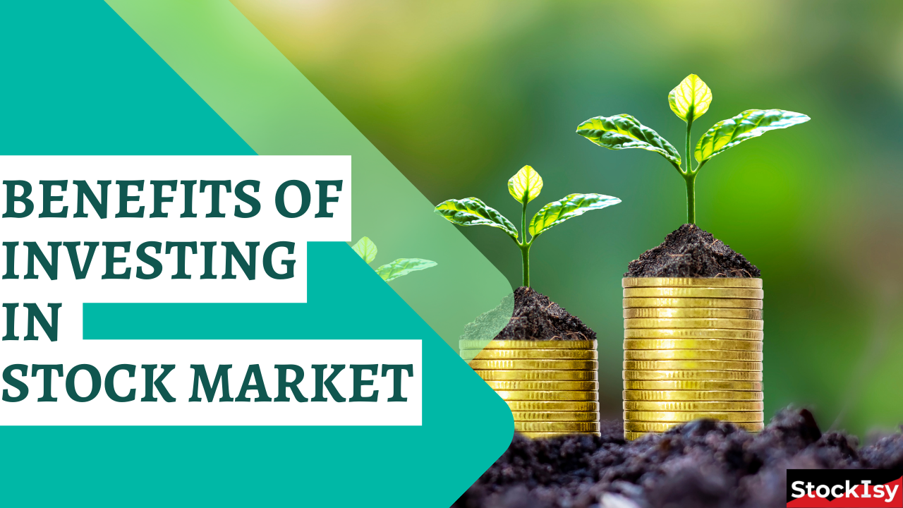 Infographic illustrating the benefits of investing in stock market growth