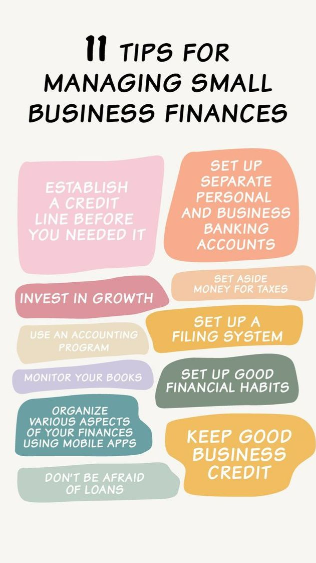 A well-organized workspace with financial documents, showing tips for managing small business finances