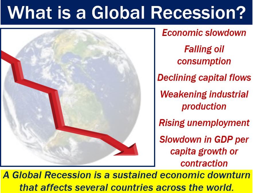 Global Recession Illustration