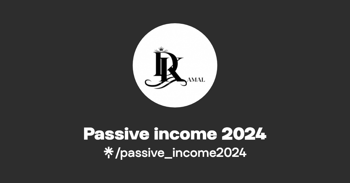 Visualizing Passive Income Strategies for 2024